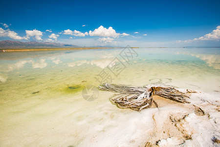 茶卡盐湖唯美梦幻的天空之境高清图片