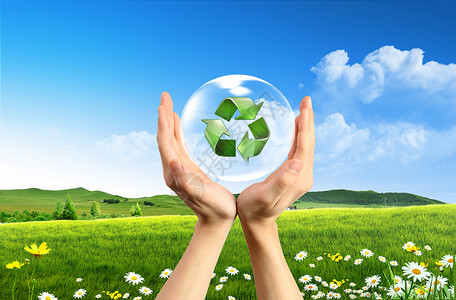 球循环绿色环保科技设计图片