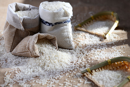大米高清素材米一袋米静物背景