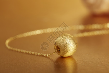 黄金饰品首饰链条素材高清图片