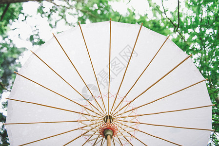 雨天意境雨天纸伞背景