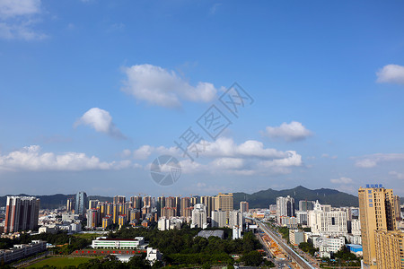 仲恺高新区蓝天白云背景