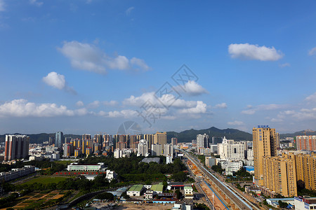 蓝天白云美丽惠州高清图片