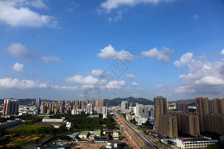 仲恺高新区蓝天白云背景