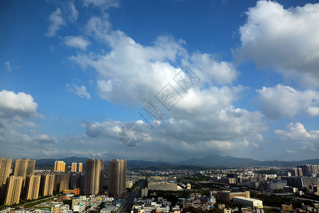 美丽的惠州蓝天白云背景