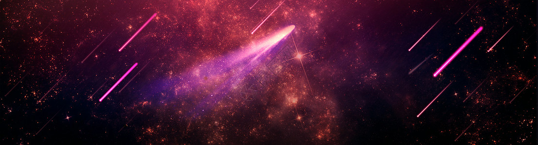 宇宙紫色梦幻星空设计图片