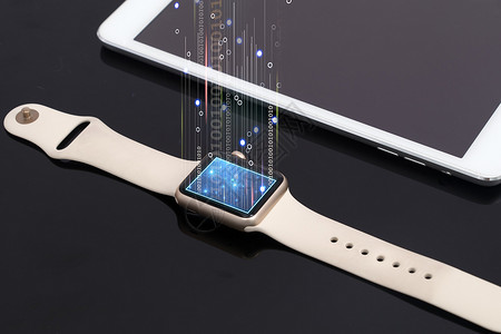 苹果电子产品发射信号的手表设计图片