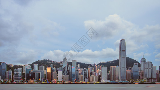 香港四季酒店维多利亚港背景