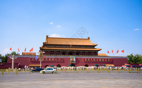 中国国家领导人天安门广场背景