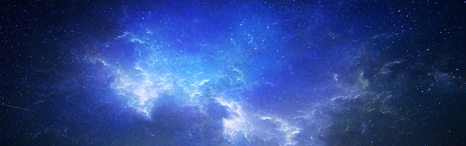 天文学的星空banner设计图片