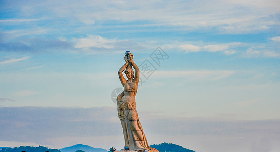 珠海液晶珠海十景之一-珠海渔女背景