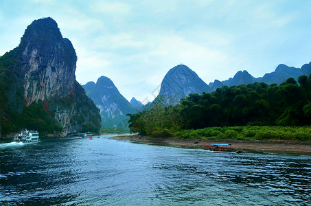 广西桂林山水背景图片