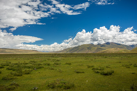 蓝天白云素材下载西藏草原的蓝天白云背景