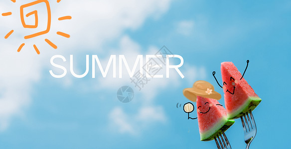 夏季菠萝装饰夏季summer设计图片