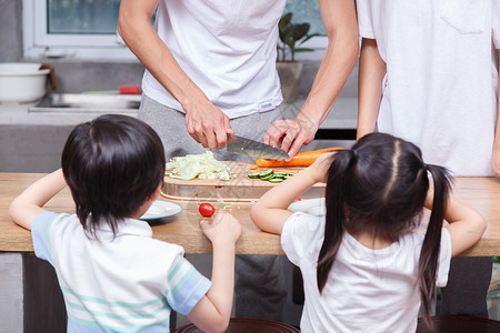 家庭料理家庭亲子厨艺背景