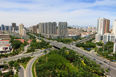 建设的大楼青岛城市风光背景