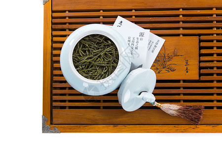 一组茶的产品静物摄影背景图片