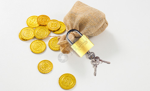 黄金现金券模版给你的投资理财加把锁设计图片