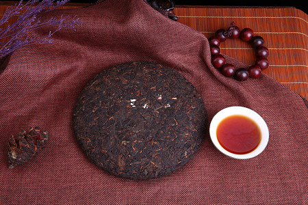 普洱茶茶饼正宗普洱茶背景