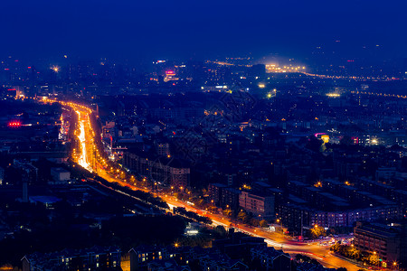 百望山的夜景京城高清图片