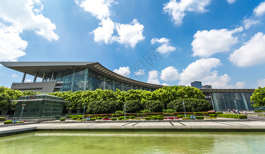 科技旅游上海科技馆背景