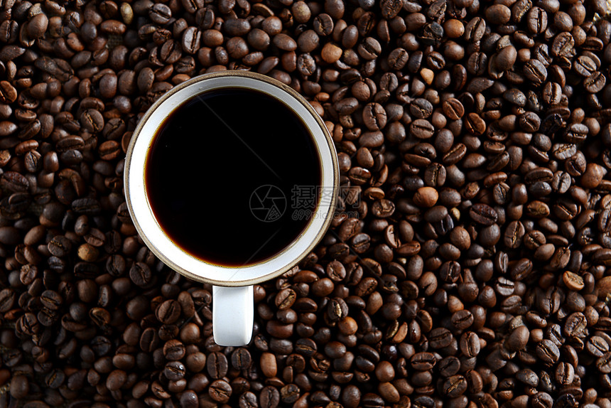 咖啡豆咖啡素材图片