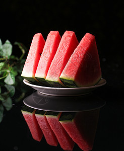 水果图片素材夏季多汁西瓜背景
