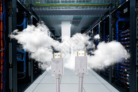 斜面蓝色云信息科技设计图片