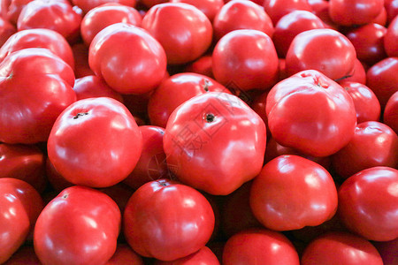 本地市场上的番茄背景