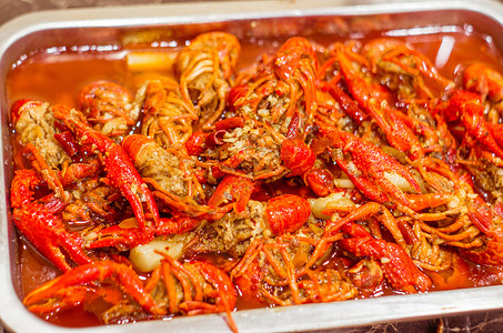 夏天-龙虾与烧烤的味道背景图片