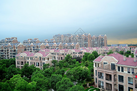 上海松江大学城背景图片