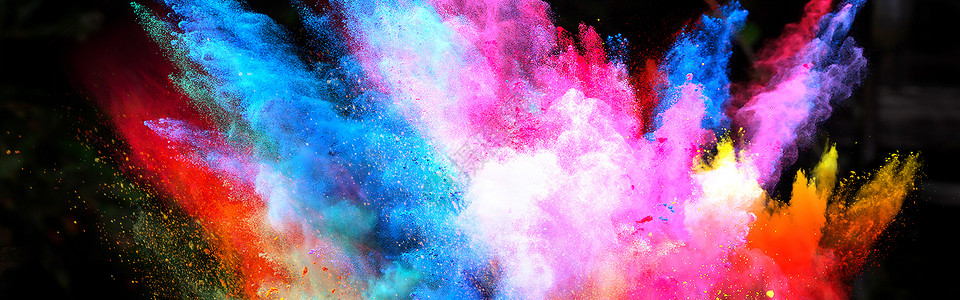 爆炸气泡框色彩人生设计图片