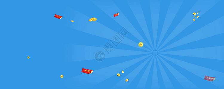 黄色斑点热带鱼财富banner设计图片