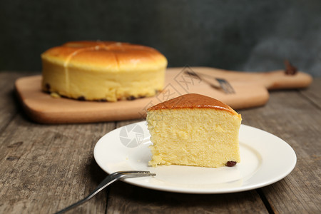 轻芝士蛋糕蛋糕素材简单高清图片