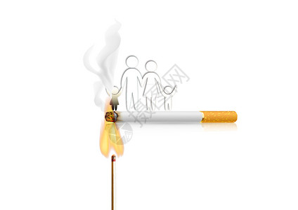 女人抽烟吸烟有害健康设计图片
