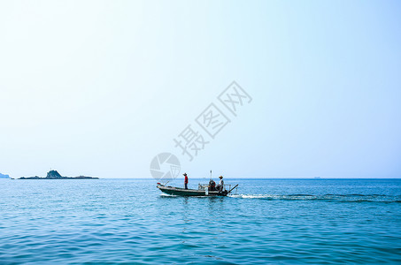 小海浪海背景