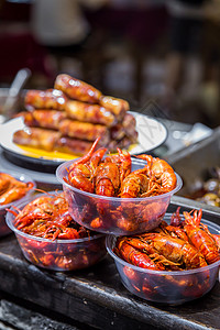 夏日美食之麻辣小龙虾图片