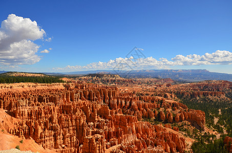 犹他州风景美国布莱斯大峡谷公园背景