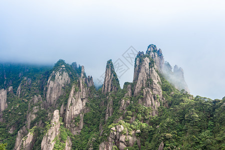 江西上饶三清山风光背景图片