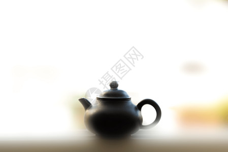 文艺小茶壶背景图片