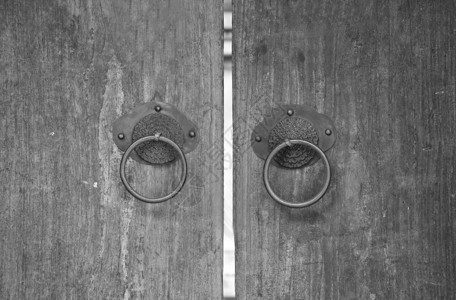 门环黑白两个素材高清图片