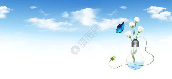 鲜花中蝴蝶灵感创意设计图片
