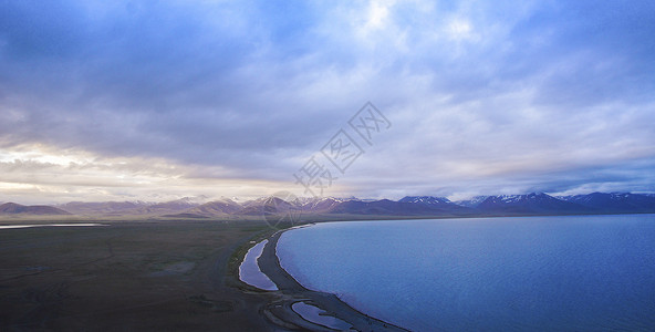 纳木错景色湖湖岸高清图片