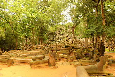 柬埔寨寺庙副修罗高清图片