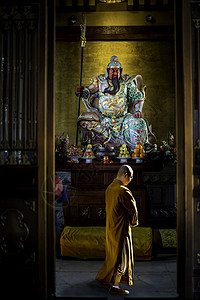 禅修施佛王国牧师高清图片