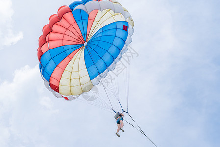 户外降落伞运动图片