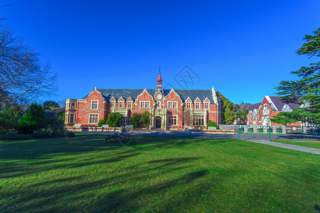 白云学校素材新西兰林肯大学图书馆背景