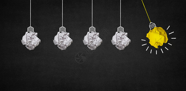 灯泡信息图创意灯泡背景设计图片