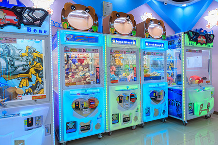 游戏自动售货机抓娃娃机背景