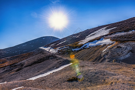 极限攀登雪山徒步攀登背景